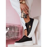 DStreet Sneakersy damskie na platformie SNIKPIK czarne | Shoptok.si