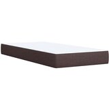  Krevet s oprugama i madracem tamnosmeđi 90 x 200 cm od tkanine | shoptok.hr