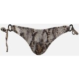 Trendyol Brown Python Patterned Accessory Detailed Bikini Bottoms | shoptok.hr