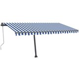  Samostojeća automatska tenda 450 x 300 cm plavo-bijela | shoptok.hr