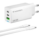Wozinsky GAN POLNILEC 65W 2X USB-C ZA IPHONE MACBOOK S KABLOM, (5000261494) | Shoptok.si