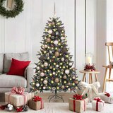 vidaXL Umestno božično drevo med 150 LED Zelena 83.5 x 83.5 x 150 cm | Shoptok.si