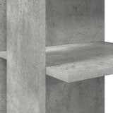  Kutni stol Betonski sivi 140 x 113,5 x 75 cm Konstruirano drvo | shoptok.hr