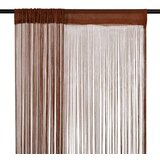 vidaXL Končane Zavjese 2 kom 140x250 cm Smeđe | shoptok.hr