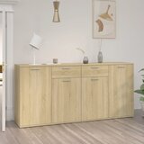  Komoda boja hrasta sonome 160 x 36 x 75 cm od iverice Cijene