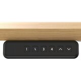 MID.YOU PISALNA MIZA kovina, leseni material črna, barve hrasta | Shoptok.si