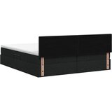  Krevet s od storage s uzglavljem 2 kom. Crna Lažna koža 200 x 200 cm | Shoptok.si