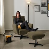 Dieter Knoll FOTELJ, kaki tekstil | Shoptok.si