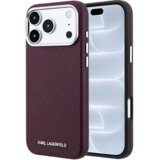 SAS CG MOBILE Maska Karl Lagerfeld Grained Elongated Logo MagSafe za iPhone 17 Pro/ 18 Pro burgundy Cene