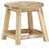 vidaXL Ručno obojeni stolac 38 x 38 x 35 cm od masivnog drva manga | shoptok.hr
