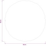  Presvlaka za jastuk 6 kom. HEERLEN Svijetlo žuta Ø 50 cm | shoptok.hr