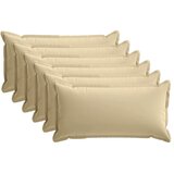  Jastuk s jastukom HOUTEN 6 kom. Bež Poliester - Bež 40 x 80 cm 6 | shoptok.hr
