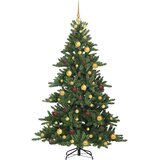  Umjetno božićno drvce s nogom Zelena 180 cm PVC i čelik | shoptok.hr