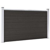 PANEL za ogradu WPC 180 x 105 cm crni Cijene