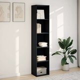 vidaXL Regal za knjige crni 40 x 30 x 189 cm konstruirano drvo | shoptok.hr