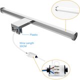 AZHIEN LED svetilka za ogledalo 40cm, 4000K, IP44 | Shoptok.si