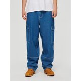 House - Traperice wide leg s cargo džepovima - Plava | shoptok.hr