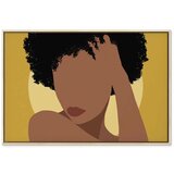  Slika - Invisible Gaze (1 Part) Wide 60x40 U prirodnom drvenom okviru | shoptok.hr