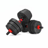  Sgp20 kompozitni set šipki i bučica 20 kg hms | shoptok.hr