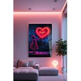 WALLXPERT Hhlneon0030 - Višenamenska Dekorativna Slika od Temperiranog Stakla 50 x 70 cm | Eponuda.com