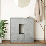  Komoda s ladicama i vratima beton siva 70,5x34x74,5 cm | shoptok.hr