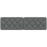 vidaXL Vzglavna stranica temno siva 180 cm blago | Shoptok.si