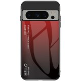 INORCO Gradient barvni ovitek za Google Pixel 8 Pro, kaljeno steklo+PC+TPU hibridni ovitek za telefon, (22036926) Cene