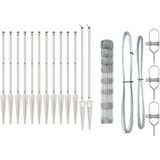 vidaXL poljska ograja 1x25 m pocinkano jeklo | Shoptok.si