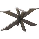  Kava miza noga oblika pajka naravno jeklo 98x58x(42-43)cm jeklo, (21828668) | Shoptok.si
