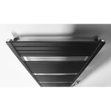 Aqualine kupatilski električni radijator tondi-e 600W 133x60 cm mat crna | Eponuda.com