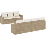 8-dijelni set vrtnih sofa od poliratana s jastucima bež | shoptok.hr