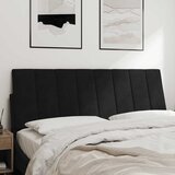 Jastuk za uzglavlje Hanko crni 120 cm baršunasti | shoptok.hr