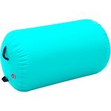  Gimnastički valjak na napuhavanje s crpkom 100x60 cm PVC zeleni | shoptok.hr