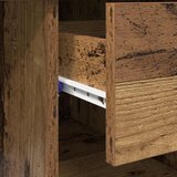  Stol s ladicama Staro drvo 90 x 49 x 75 cm Konstruirano drvo | shoptok.hr