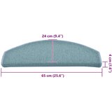 vidaXL Podloge za stopnice 30 kosov Modra 65x24x4 cm | Shoptok.si