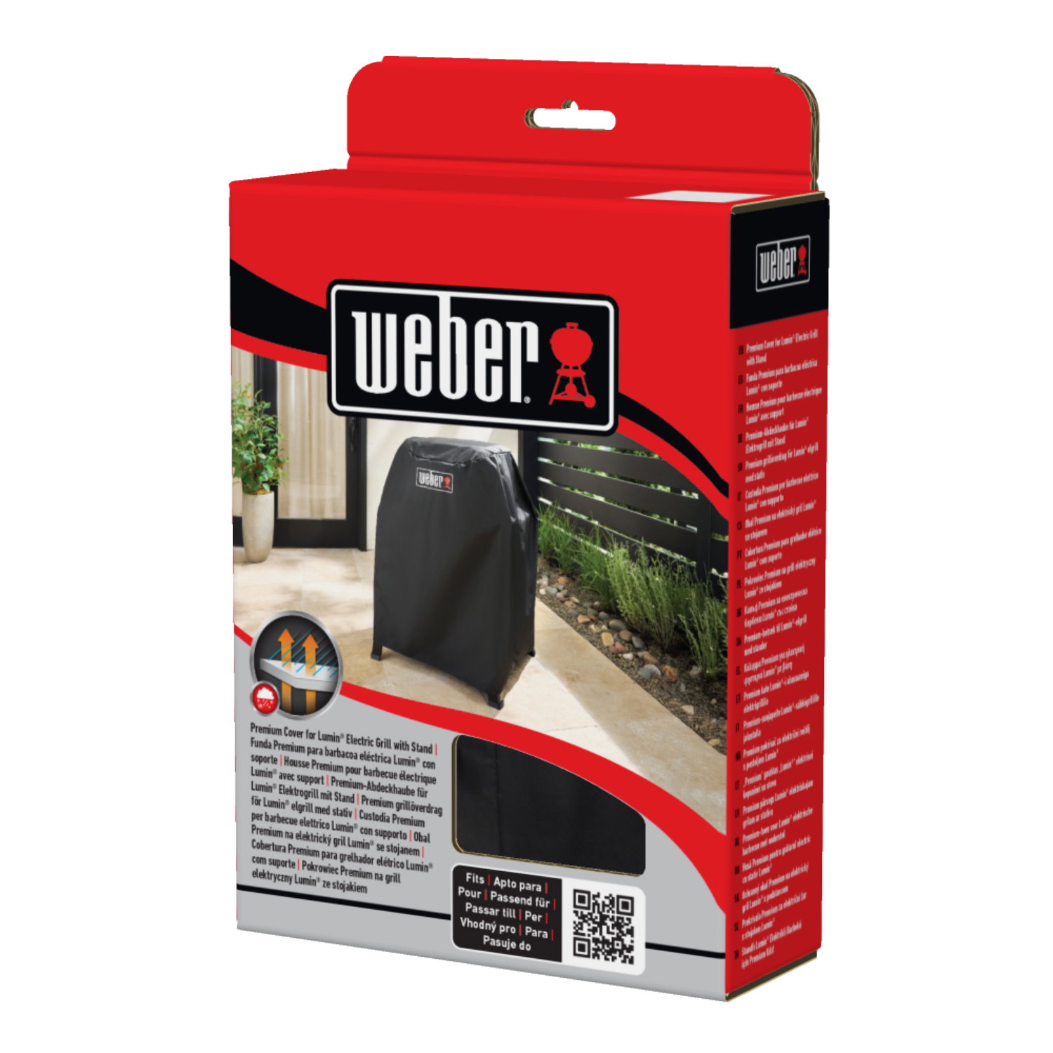 Weber Premium poklopac za Lumin elektricne sa roštilje stalkom ili premium roštilje na kotacima | shoptok.hr