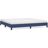 vidaXL Posteljni okvir modra 200x200 cm blago, (20724217) Cene