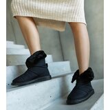  Black insulated snow boots with collar Edidda | shoptok.hr