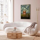 Slika - Frida Kahlo – Girl with Death Mask (She Plays Alone) 60x90 U prirodnom drvenom okviru | shoptok.hr