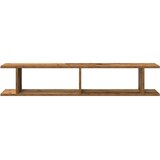 vidaXL Zidne police 2kom boja staro drvo 105x18x20cm konstruirano drvo | shoptok.hr