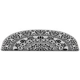 Vitaus Črni/beli komplet preprog za stopnice 16 ks 20x65 cm Anatolian Lace – Cene