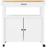  Kuhinjska kolica MONZA 84 x 40 x 88,5 cm od masivne borovine | shoptok.hr