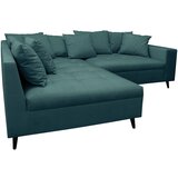 MID.YOU KOTNA SEDEŽNA GARNITURA, mikrovlakna barve petroleja | Shoptok.si