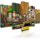  Slika - The streets of New York City in cartoons 200x100 | shoptok.hr