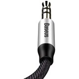 Baseus Yiven M30 3,5 mm AUX audio kabel 1 m crno/srebrni | shoptok.hr