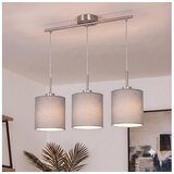 Brilagi LED luster na sajli NUBILA 3xE27/60W/230V svetlo siva | Eponuda.com