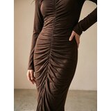Sinsay Midi haljina s naborima | shoptok.hr