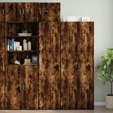 vidaXL Ozka omara za shranjevanje dim. hrast 45x42,5x225 cm inž. les Cene
