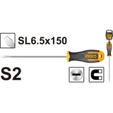 Ingco ODVIJAČ SL6.5X150 HS686150