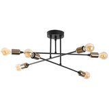 visilica fleur, crna metal, 66x 66 cm, visina 27 cm, 6 x E27 40 w, fleur - 1501 cijene